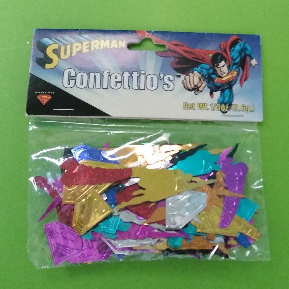 Vintage 1998 Superman Confettio's